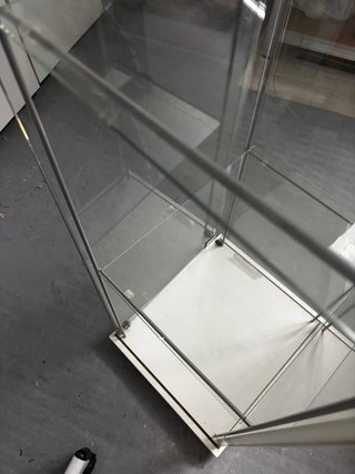 Vitrina expositora cristal 3 estantes
