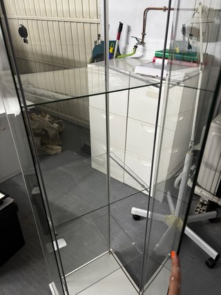 Vitrina expositora cristal 3 estantes