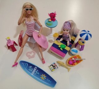 Barbie Made to Move con accessori spiaggia