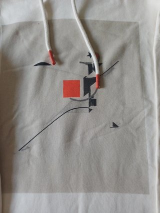 Sudadera Pull&Bear Beige con Estampado