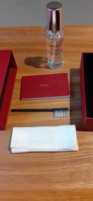 Caja Cartier Joyas/Relojes Roja