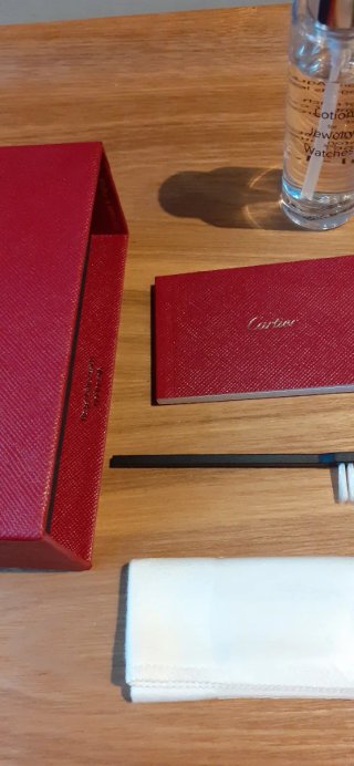 Caja Cartier Joyas/Relojes Roja