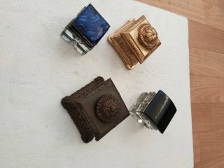 4 Tinteros Antiguos Decorativos