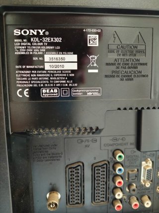 TV Sony Bravia 32 KDL-32EX302