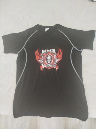Camiseta compresión MMA entrenamiento Gym