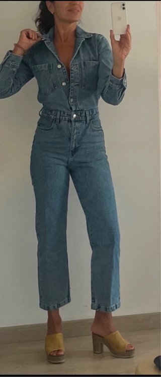 Mono denim azul