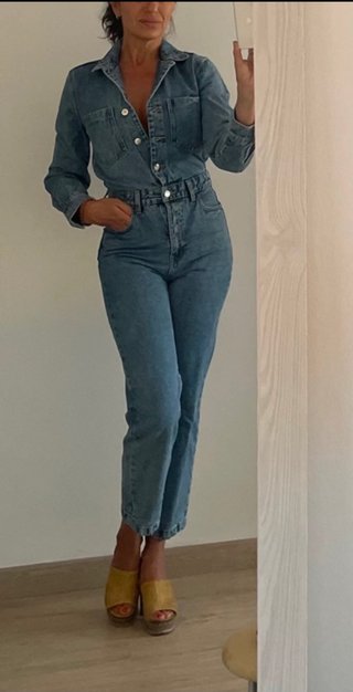 Mono denim azul