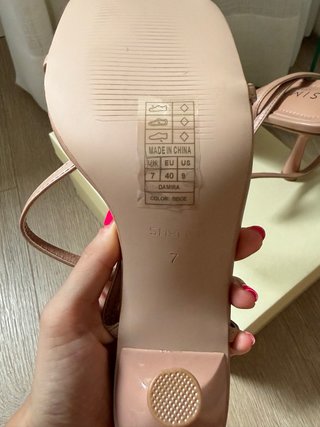 Sandalias Simmi London Tacón Rosa