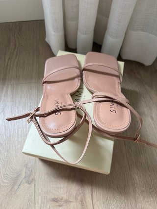 Sandalias Simmi London Tacón Rosa