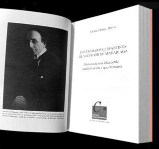 TRABAJOS CERVANTINOS. S. MADARIAGA. CERVANTES.