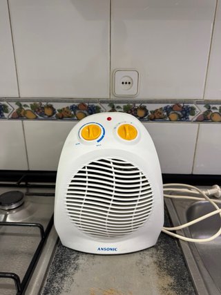 Calefactor Ansonic blanco