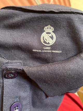 Polo Real Madrid Azul Marino Talla L