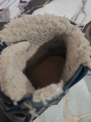 Botas niño azul forradas