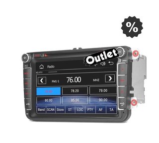 ZA RADIO NAVEGADOR 8" VOLKSWAGEN VW USB GPS TACTIL HD M00036