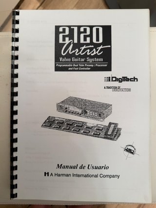 Digitech 2120 Artist Previo Multiefectos Guitarra