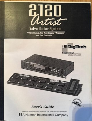 Digitech 2120 Artist Previo Multiefectos Guitarra