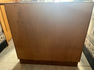Taquillón consola madera y metal