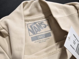 Vans camiseta cropped mujer beige oatmeal talla S