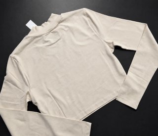 Vans camiseta cropped mujer beige oatmeal talla S
