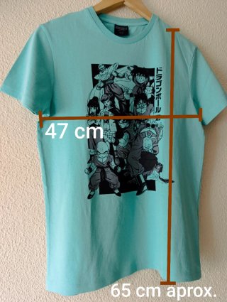 Camiseta Dragon Ball Z Talla M, da más