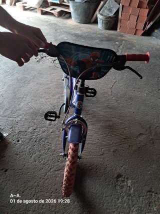Bicicleta infantil Spiderman