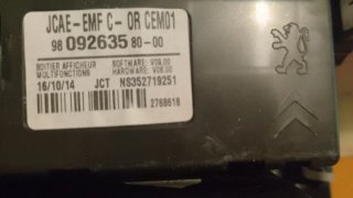 Radio centralita Citroën C4