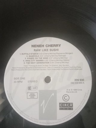 Vinilo Neneh Cherry Raw Like Sushi 1989