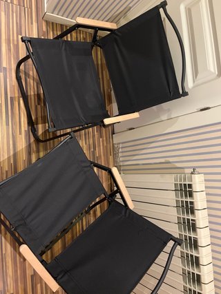 2 Sillas Director Playa Camping Jardin Plegables