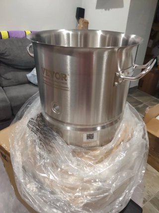 Fermentador Cerveza VEVOR 60,6L Acero Inox