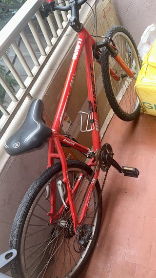 Bicicleta Montaña B'TWIN Rockrider Roja
