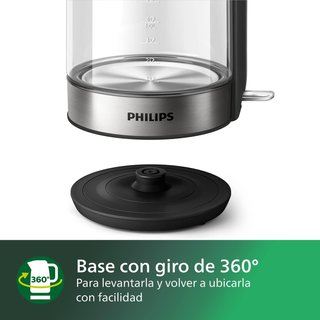 Philips 5000 Hervidor de agua eléctrico de Cristal