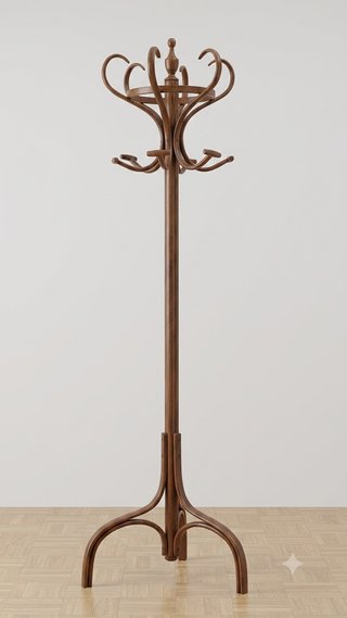 Perchero Madera Estilo Thonet Vintage
