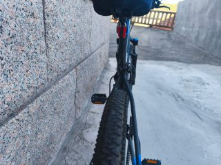 Bicicleta Rockrider st120 27'5 aluminio