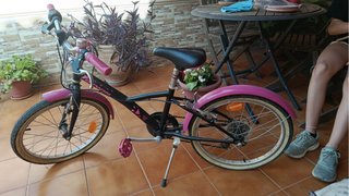 Bicicleta niña rosa BTWIN
