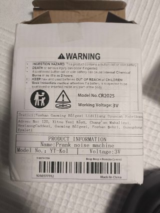 Máquina de Sonidos de Terror con Mando