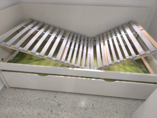 Cama nido Ikea blanca con cajones