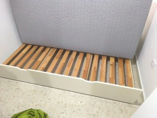 Cama nido Ikea blanca con cajones