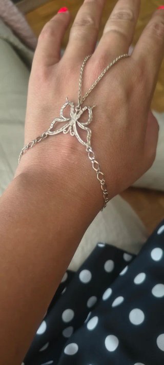 Pulsera Plata Ley Mariposa