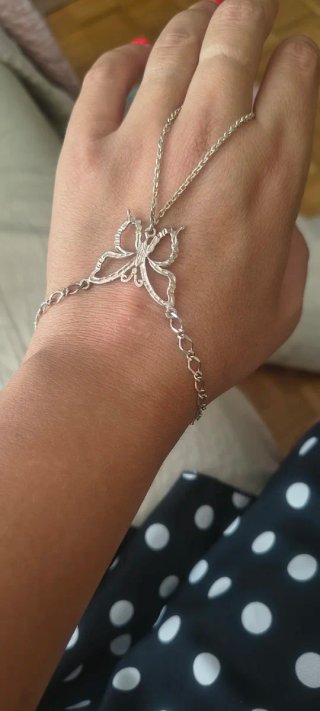 Pulsera Plata Ley Mariposa