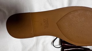 Sandalias Zara Piel Marrón
