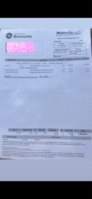 SYM Symphony ST 125cc - 1740km
