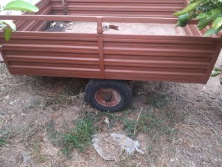 Remolque agrícola metálico multifunción