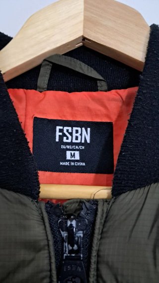 Chaqueta Acolchada Militar FSBN Verde Negra