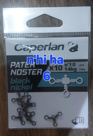 6 Emerillones Paternoster Caperlan