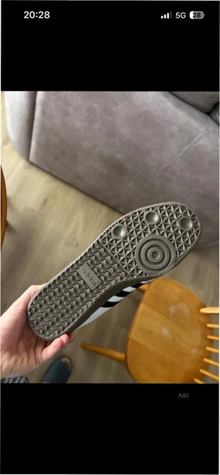 Adidas Samba Talla 38 Blancas y Negras