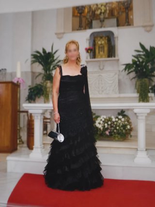 Vestido de fiesta Alyce Designs Negro