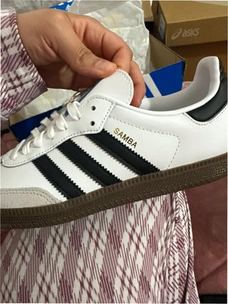 Adidas Samba Talla 36 Gris Blanco