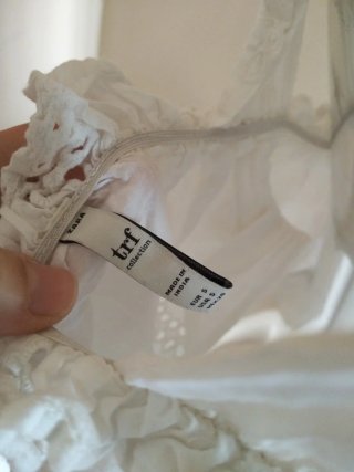 Top Zara pizzo sangallo tg S