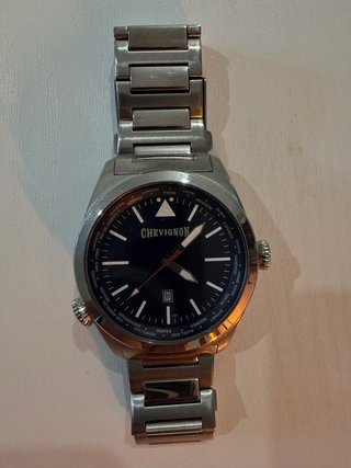 Reloj Chevignon Mundo Azul y Plateado