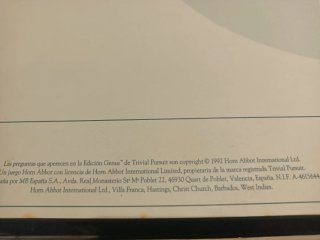 Trivial Pursuit Edición Genus 1992